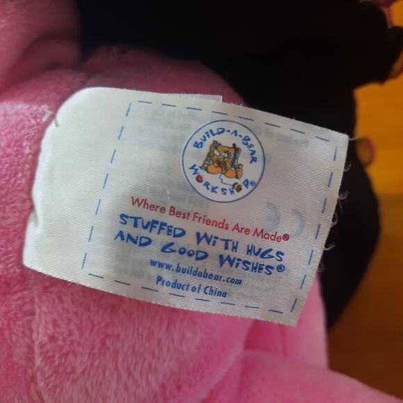 Hello Kitty Build-A-Bear Pink Winking Leopard Dress Bow - Picture 4 of 9